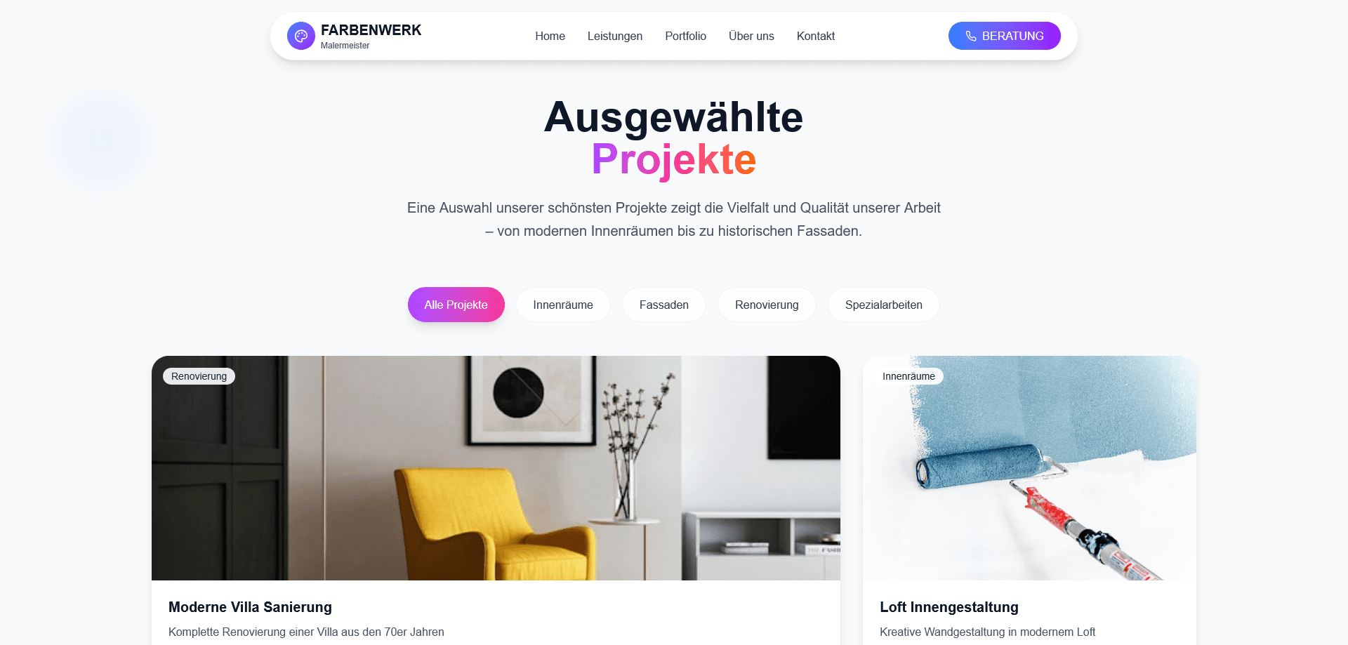Webdesign Portfolio