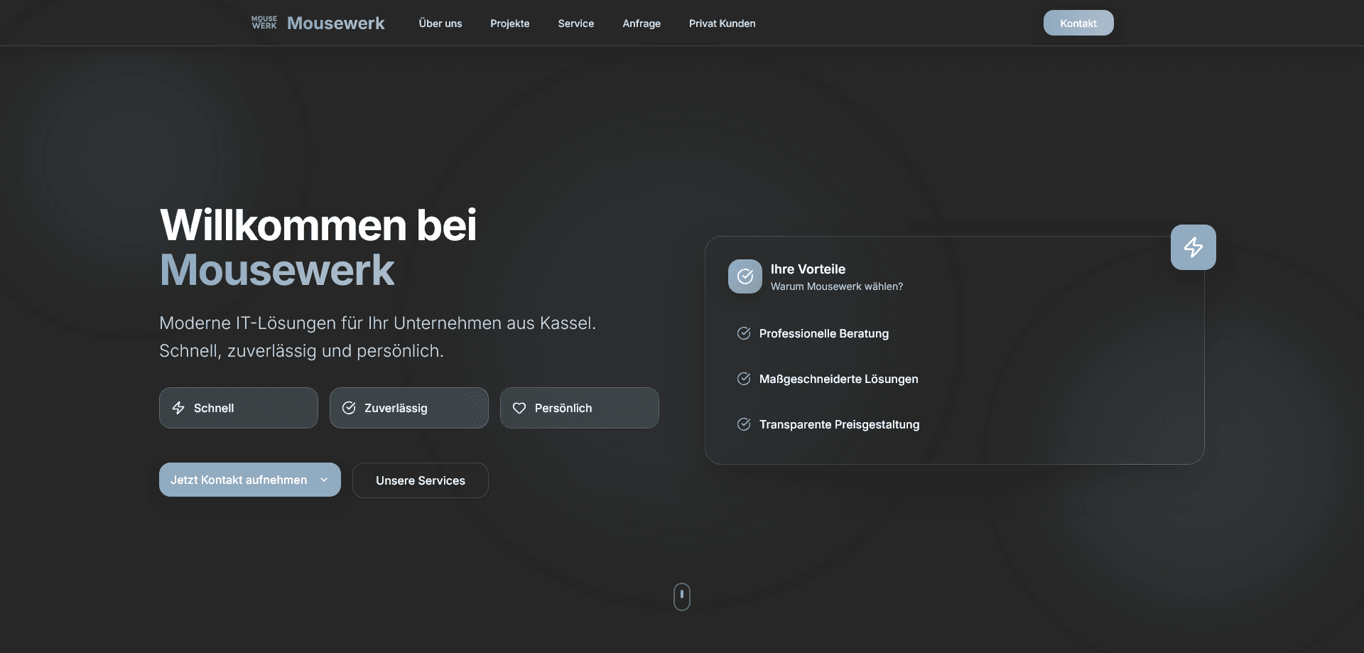 Mousewerk.de – Screenshot